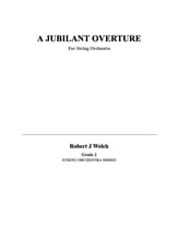 A Jubilant Overture Orchestra sheet music cover